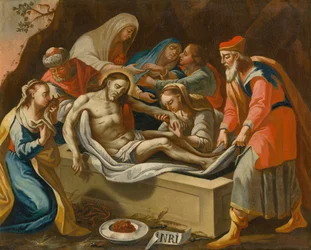 La mise au tombeau du Christ