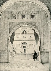 Entrée de la Salle de la Barque..., 19e siècle