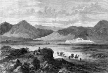 Entrée du col de Khyber et fort de Jamrood, Afghanistan, 1878