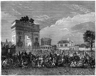 Entrée de la Garde nationale dans Paris après la campagne de Prusse, 1807 1882-1884