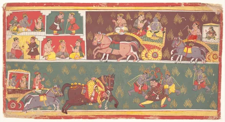 Épisodes de la vie de Krishna : Folio d