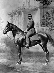 Portrait équestre du tsar Alexandre II de Russie, vers 1861-1865