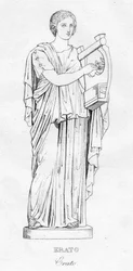 Érato, vers 1850