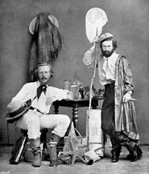 Ernst Haeckel, zoologiste et évolutionniste allemand, aux Canaries
