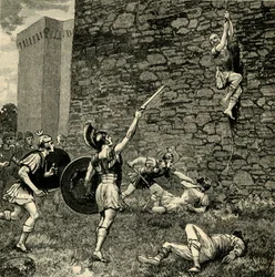 Évasion de Marius le Jeune à Préneste, 1890