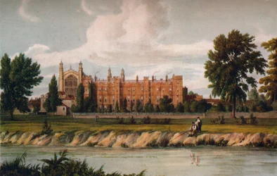 Eton College depuis la rivière, 1911, 1914