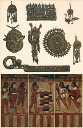 Antiquités étrusques de Clusium, Vulsinii, Vulci et Caere, 500 av. J.-C.