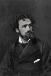 Eugène Delacroix, artiste français, 1854