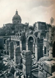 Fouilles du Forum de Jules César à Rome