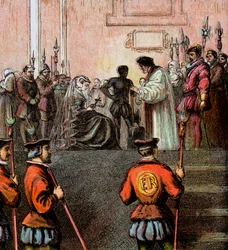 Exécution de Marie, reine des Écossais, 1587, vers 1850