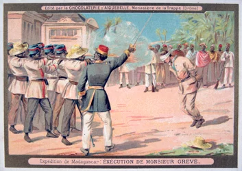 Exécution de Monsieur Greve, Madagascar, 1883-1896