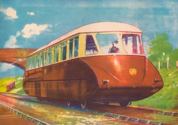 Voiture-rail à moteur diesel express, G.W.R., 1940