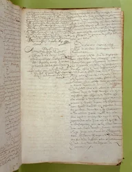 Extrait des registres de la Conciergerie de la condamnation à mort par exécution et brûlage de la marquise de Brinvilliers, avril 1673