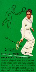 F. H. D. Wilde - Revers à mi-volée, vers 1935
