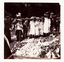 Prix de fête foraine, vers 1898