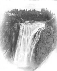 Chutes de Montmorency, Québec, Canada, vers 1900