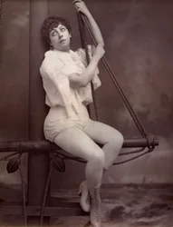 Fannie Leslie, chanteuse et actrice britannique, 1882