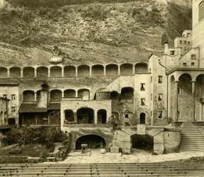 Ville de Faust dans la Felsenreitschule, Salzbourg, Autriche, vers 1935