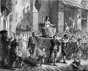 Fête de la Raison, Paris, 1793 1882-1884