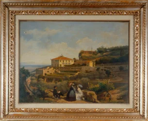 Fiesole, Villa Medici / Peint en 1869