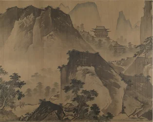 Première moitié des Dix Mille Li du fleuve Yangzi, fin du XVe siècle