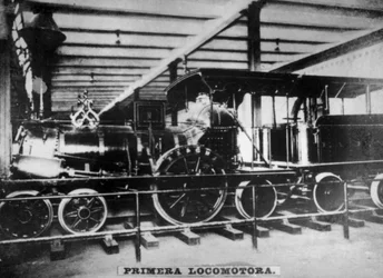 Première locomotive, Cuba, 19ème siècle