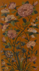 Détail de fleur, livre de prières arabe