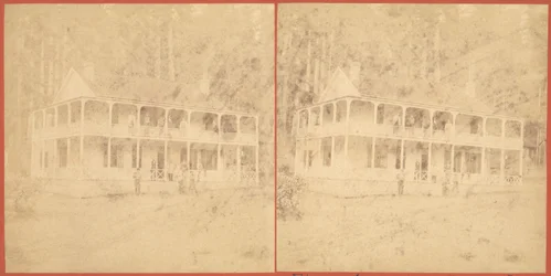 Maison Flume, montagnes de Santa Cruz, années 1860