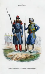 Légionnaire étranger et tireur d
