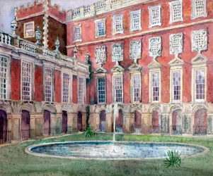 Fontaine au Palais de Hampton Court