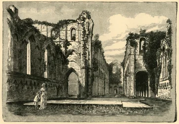 Abbaye de Fountains, 1898