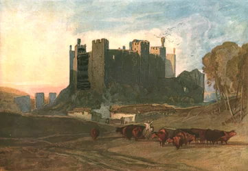 Château de Framlingham, 1828, vers 1900