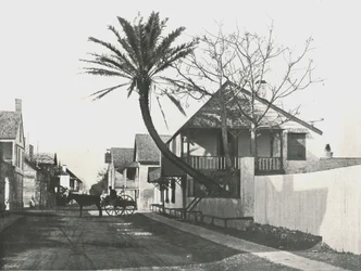 Francis Street, St Augustine, USA, 1895