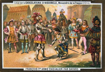 François Ier crée chevalier à Bayard, 1515, XIXe siècle