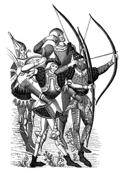Archers francs, 15ème siècle, 1870