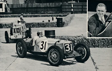 Freddie Dixon Riley à Brooklands, 1937