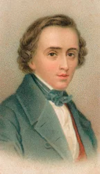 Frédéric François Chopin 1810-1849, compositeur polonais, 1911