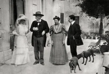 Frédéric Mistral, écrivain français, 1906