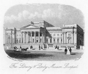Bibliothèque libre et musée de Derby, Liverpool, 1er mai 1864