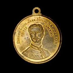 Médaille française représentant le prince impérial Eugène Louis Jean Joseph Napoléon