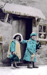 Carte postale française, vers 1900