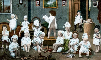Carte postale française, vers 1900