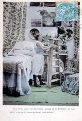 Carte postale française, vers 1900