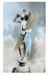 Carte postale française, vers 1900