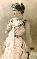 Carte postale française, vers 1900