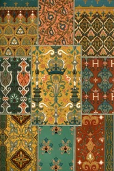 Peinture de tapis de la Renaissance française, 1898