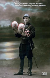 Carte postale française de la Première Guerre mondiale