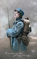 Carte postale française de la Première Guerre mondiale, 1914-1918