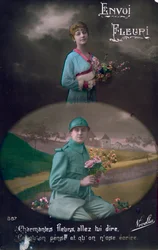 Carte postale française de la Première Guerre mondiale, 1914-1918