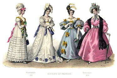 Costume français : Restauration, 1882